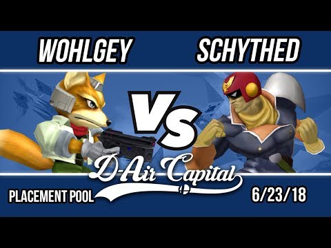 D-Air Capital 6 -Wohlgey (Fox) Vs. Schythed (Cpt.Falcon) - Placement Pools