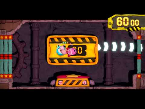 6-2 Back to the Battleship ~ Level 6 Red Volcano ~ Kirby and the Rainbow Curse ~ NO COMMENTARY 1bd