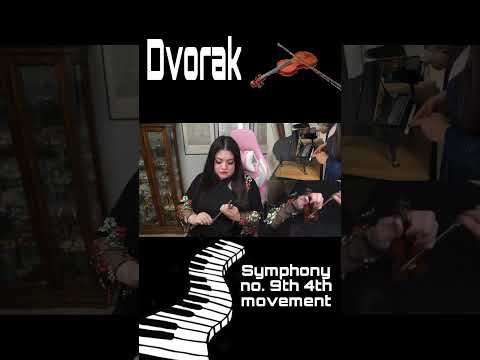 World’s Smallest -Dvorak’s 9th Symphony 4th movement on 1/256 violin and 1/6 piano!
