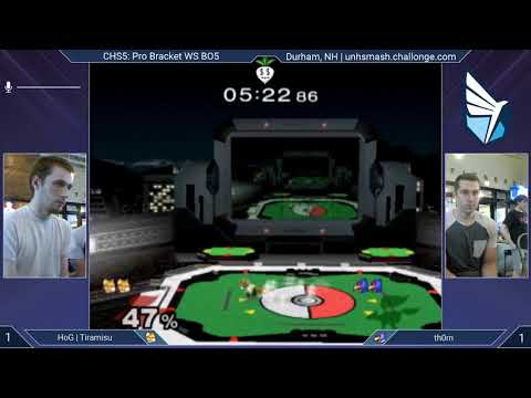 Cold Hard Smash 5 SSBM - HoG | Tiramisu (Fox) vs. th0rn (Falco) - Melee WSF