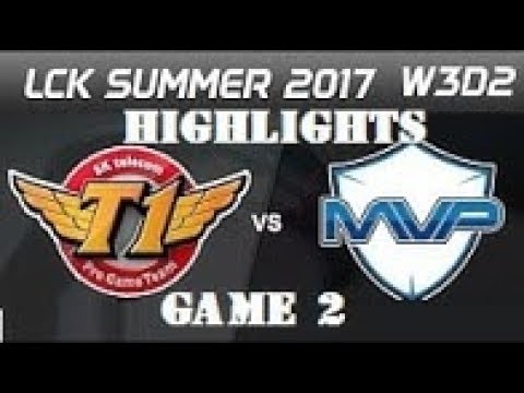 Highlights MVP  vs SKT Game 2  LCK mùa hè 2017 ( 14-6- 2017)