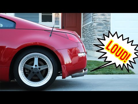 INVIDIA N1 350Z EXHAUST INSTALLED! (Tristian's New Setup!)