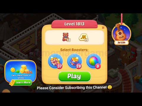 Matchington Mansion Level 1813, Level 1814, Level 1815 & Level 1816(Hard) - iOS/Android