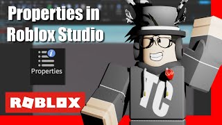 Properties In Roblox Studio