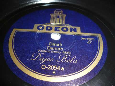Dajos Béla Orchester, Dinah, Foxtrot, Berlin, 1926