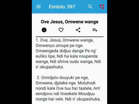 Eimbilo Mehangano 397 - Namibian Gospel song 2021