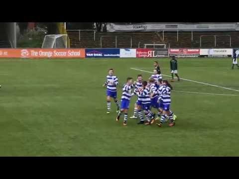 DHC JO13-2 - OLIVEO JO13-1 jeugdvoetbal wedstrijd