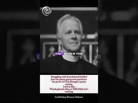 Benson Idahosa: He Lord over trouble waters🙇🏿‍♂️#youtube #video #africa #gospel #jesus #benson