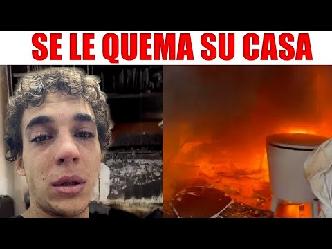🔴 El ACTOR Miguel Herrán GRABA el INCENDIO de su CASA entre LAGRIMAS no me lo puedo creer