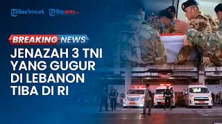 BREAKING NEWS: Penghormatan Terakhir untuk 3 Prajurit TNI yang Gugur di Misi UNIFIL Lebanon
