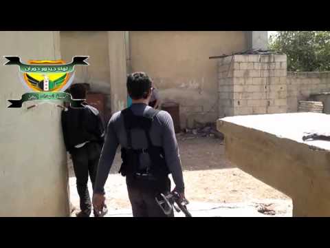 استهداف حاجز مفرق سملين في إنخل في ريف درعا بوساطة قاذف آر بي جي من قبل كتيبة شهداء إنخل