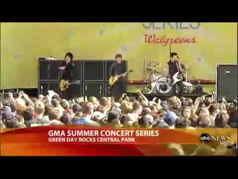 Green Day The Static Age (Live @ Good Morning America)
