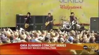 Green Day The Static Age (Live @ Good Morning America)