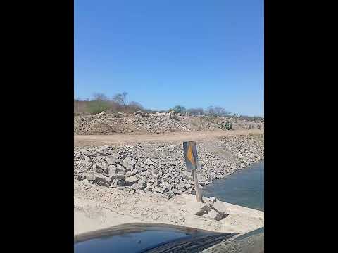 Sertão vey quente, desvio do ramal do apodi em uirauna-PB Rio São Francisco #nordeste #automobile