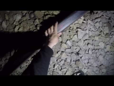 HIDING FROM A TRAIN IN TUNNEL