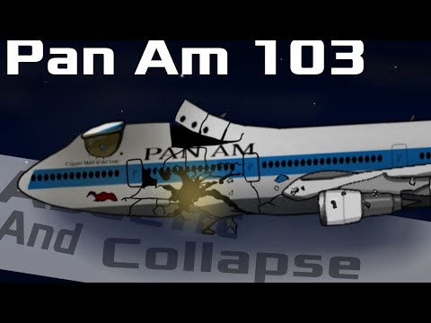 Pan Am Flight 103 crash animation Ascent And Collapse