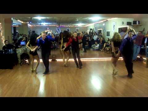 Ataca Jorgie & La Alemana's Bachata Team debut their new routine at the Tampa Thunder event