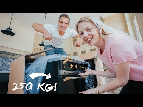 Chateau KITCHEN MAKEOVER -  massive RANGE COOKER installation!