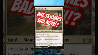 Did triomes fall off? #commander #mtg #edh