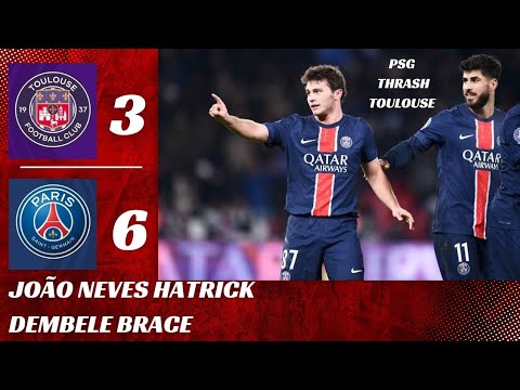 PSG THRASH TOULOUSE 6-3: All Goals & Extended Highlights ⚽️🔥