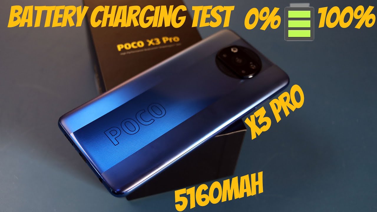 Poco X3 Pro Battery Charging Time Test 🔥 0% to 100% 🔋 How long it takes to fully charge?