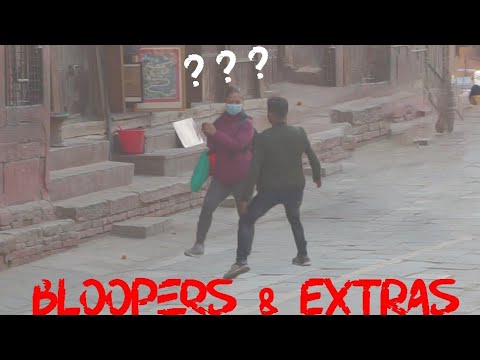 Invisible Objects Falling Prank (Bloopers & Extras) | Pranks in Nepal