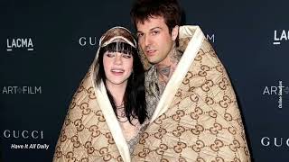Billie Eilish hits red carpet w/ Jesse Rutherford as they put on bizarre display in a Gucci blanket