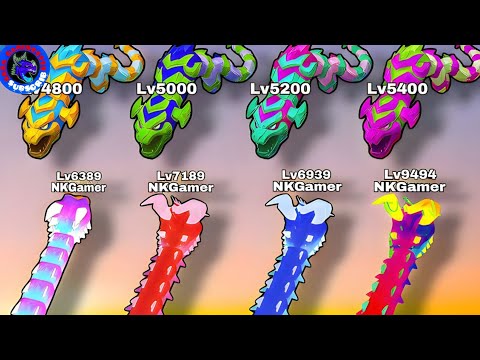 Snake Clash: Defeating All Bosses with 100% win! #E-142 #snakeclashgameplay