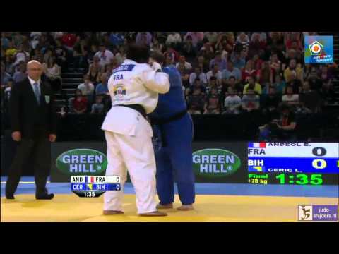 Judo 2014 European Championships Montpellier: Andiol (FRA) - Ceric (BIH) [+78kg] final