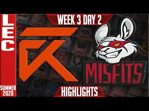 XL vs MSF Highlights | LEC Summer 2020 W3D2 | Excel vs Misfits Gaming