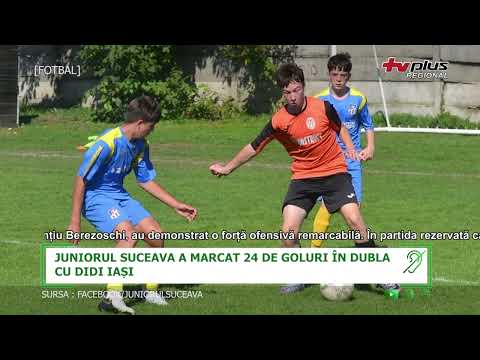 JUNIORUL SUCEAVA A MARCAT 24 DE GOLURI IN DUBLA CU DIDI IASI
