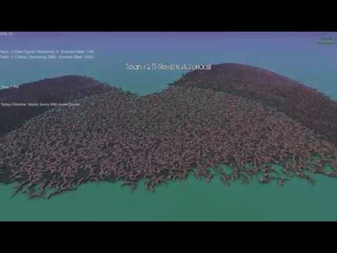 10,000 GIANT OGRES vs 10,000 T-REX!! - Ultimate Epic Battle Simulator