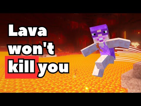 LAVA SURVIVAL: 11 Minecraft Tips