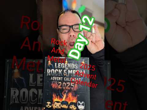Rock and Metal Advent Calendar Day12 for 12/12/2025 #advent #christmas #calendar #vlog #metal #rock