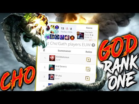 BaLoRi is Officially the RANK 1 CHO'GATH IN SEASON 13 with 48 Games & the Best CHO'GOD BUILD GUIDE 🔥