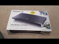 Unboxing Samsung UBD M9000 UHD Blu Ray Player