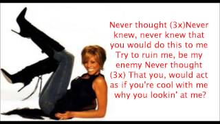 Whitney Houston-Whatchulookinat Lyrics