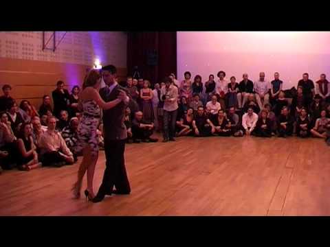  Dante Sanchez  and  Angelica Avalos  are  dancing  to  a  tango