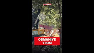 Osmaniye'de Kaçak Yapılar Yıkılıyor #Shorts