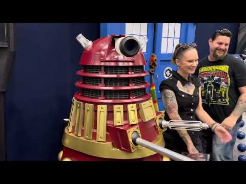 Tardis console and daleks at supernova 2024