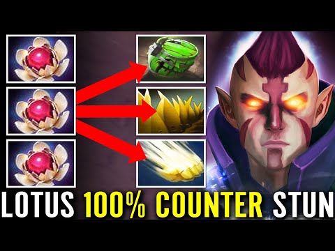 WTF Full TEAM Full Lotus! Anti Mage x3Lotus TEAM 100% Counter STUN So FUN Dota 2 Pro Carry Guide
