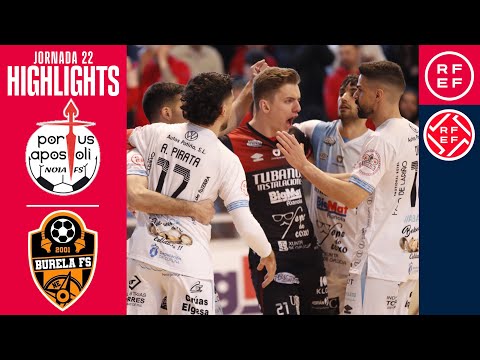 Resumen #PrimeraDivisiónFS Noia Portus Apostoli 3-2 CD Burela FS| Jornada 22