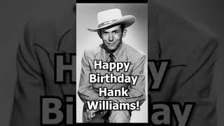 On this Day In 1923, HANK WILLIAMS... #shorts
