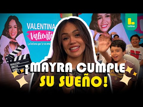 This is how the casting for the three siblings of "Valentina Valiente" with Mayra Goñi went 💚💛