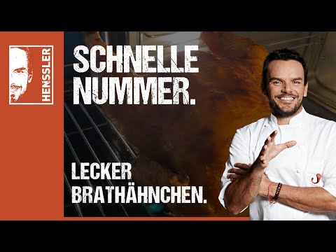 Quick, crispy roast chicken recipe by Steffen Henssler