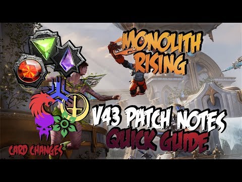 Paragon | V43 Patch Notes - Cards, Map, And General Nerfs And Buffs | Paragon Gamplay