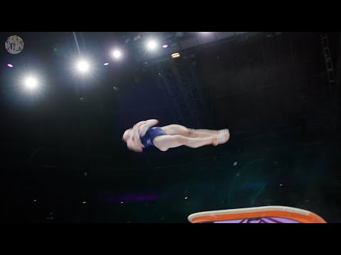 Jessica Gadirova (GBR) - VT - Podium Training - 2023 World Championships Antwerp