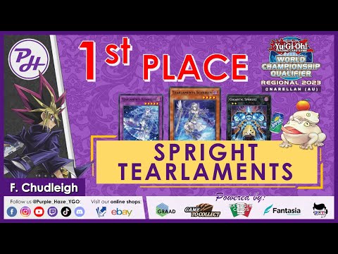 Yu-Gi-Oh! | 1st Place | 2023 WCQ: Narellan 🇦🇺 | Spright Tearlament | by F. Chudleigh