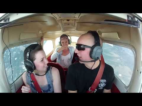 Zero G push over with two girls   Awesome reaction! 1080p