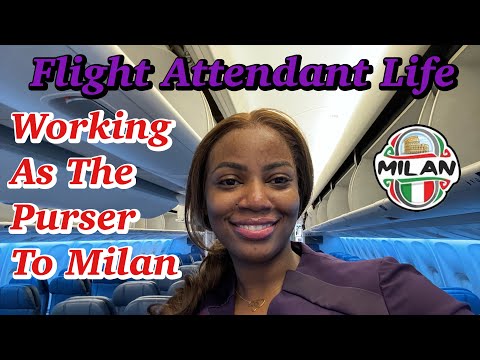 International Flight Attendant Life• I’m In Charge Of This Flight • Milan , Italy